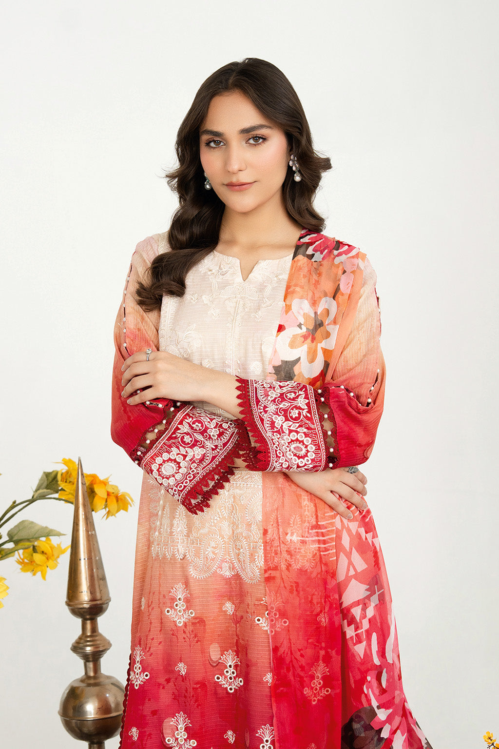 Sundas By Johra Embroidered Printed Lawn Unstitched 3Pcs