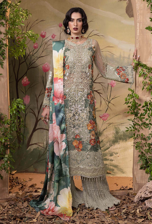 Adan's Libas Elysion Embroidered Festive Unstitched 3pcs - Jotey