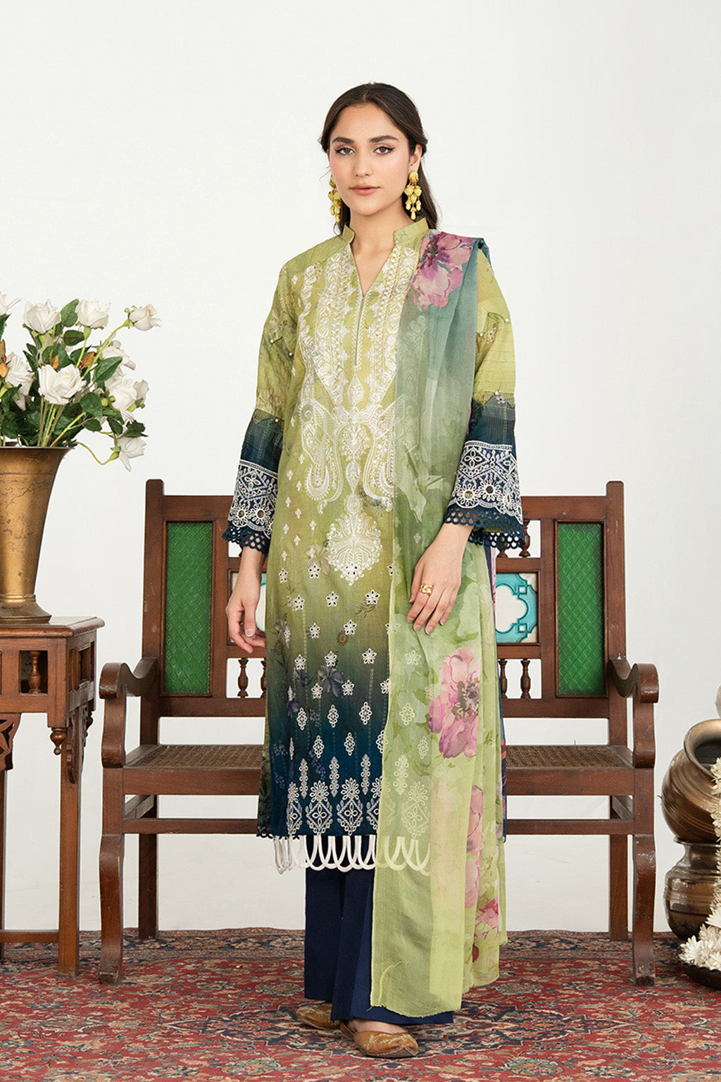 Sundas By Johra Embroidered Printed Lawn Unstitched 3Pcs