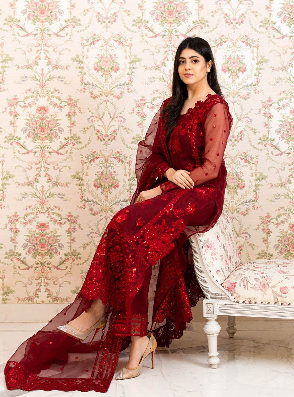 Zainab Chottani Wedding Festive Unstitched 3pcs - Jotey