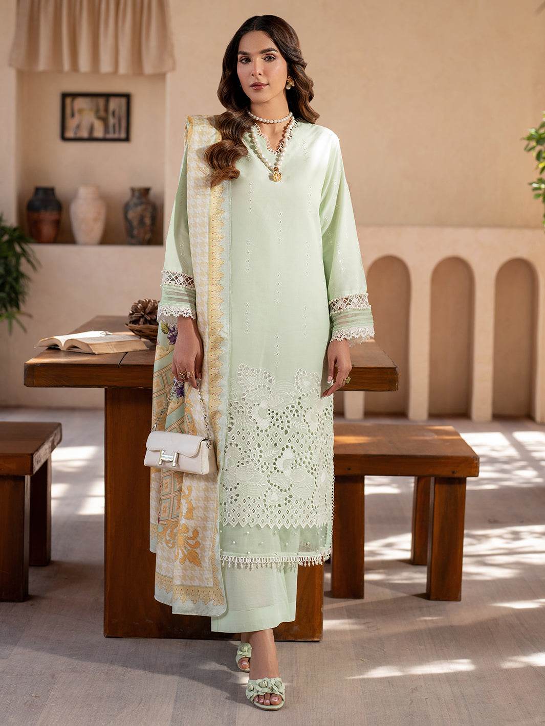 Stella By Mahnur Embroidered Lawn Unstitched 3pcs - Jotey