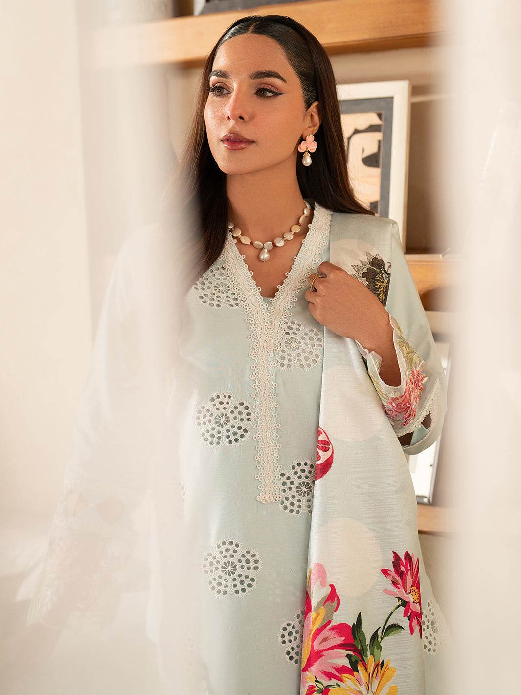 Stella By Mahnur Embroidered Lawn Unstitched 3pcs - Jotey