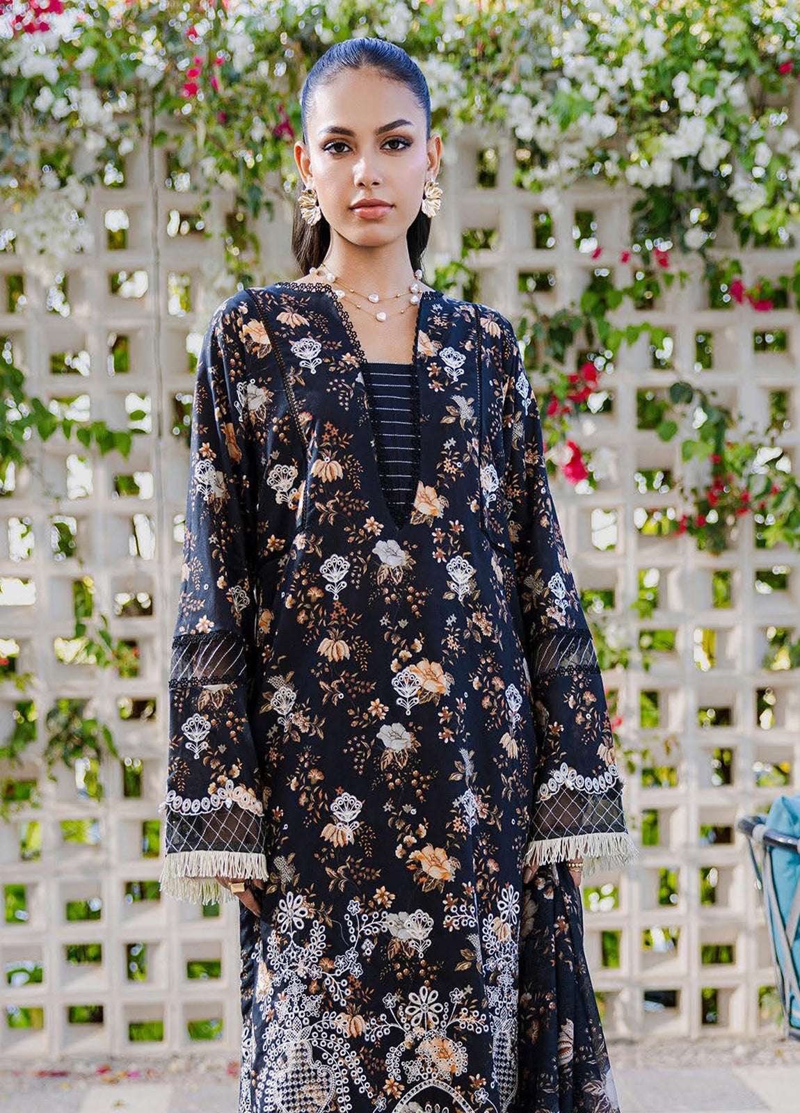 Zellbury Chikankari Embroidered Lawn Unstitched 3Pcs