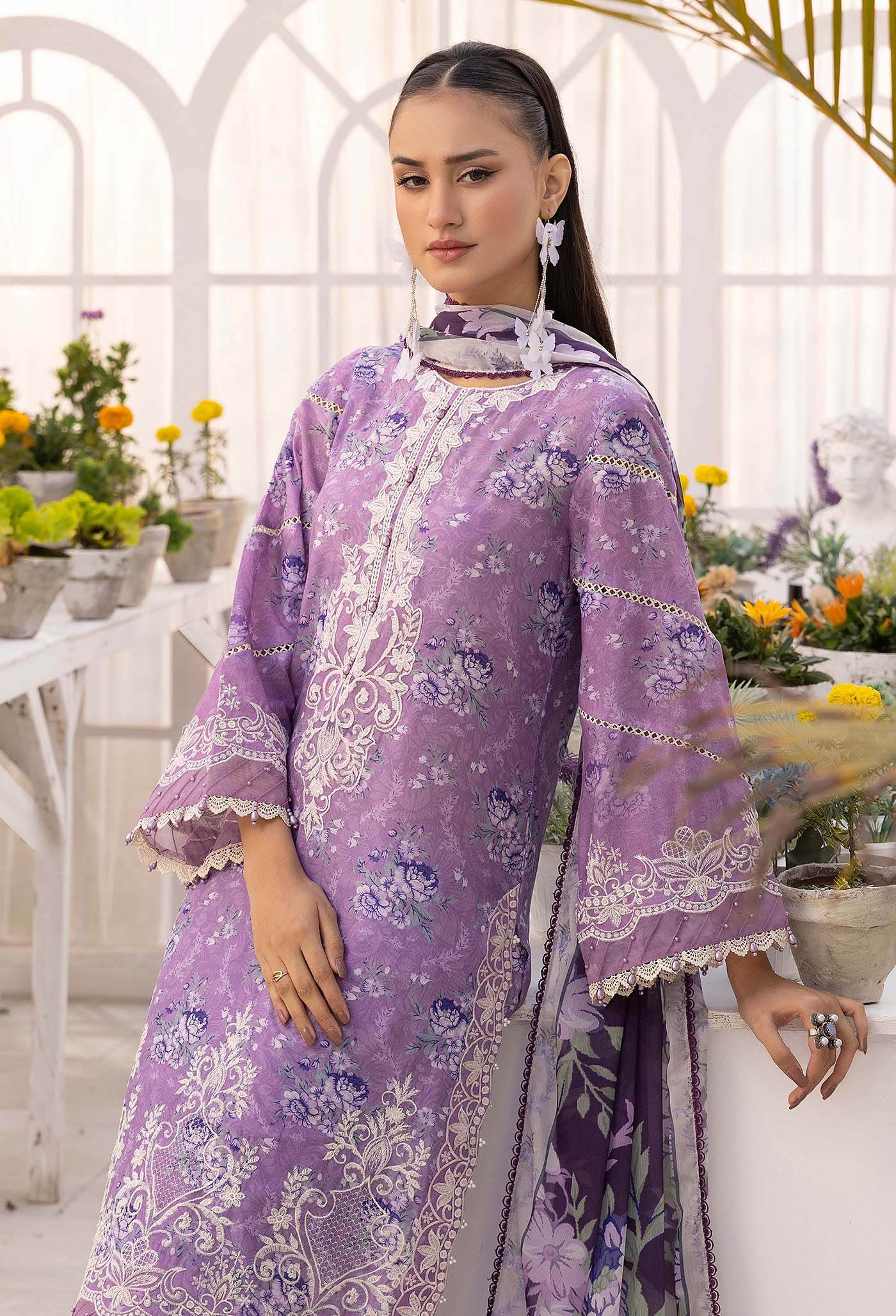 Solana By Adans Libas Printed Lawn Unstitched 3 Piece - Jotey