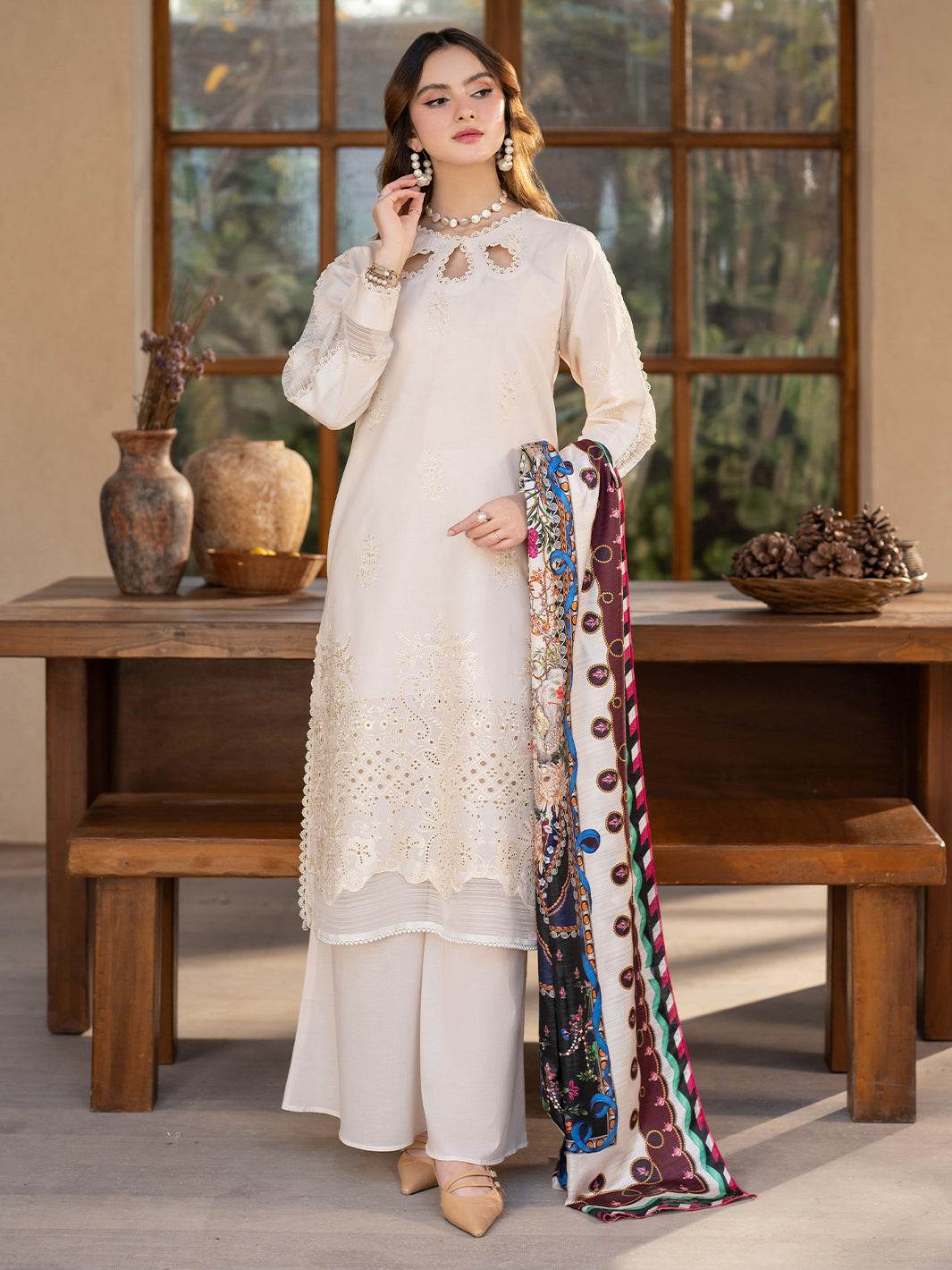 Stella By Mahnur Embroidered Lawn Unstitched 3pcs - Jotey