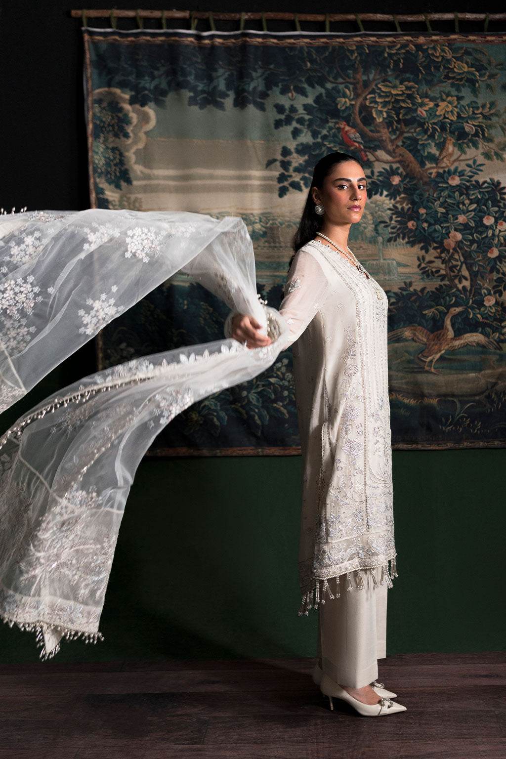 La Regina By Seraph Organza Unstitched 3pcs - Jotey