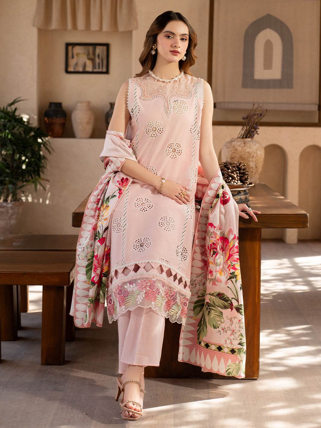 Stella By Mahnur Embroidered Lawn Unstitched 3pcs - Jotey