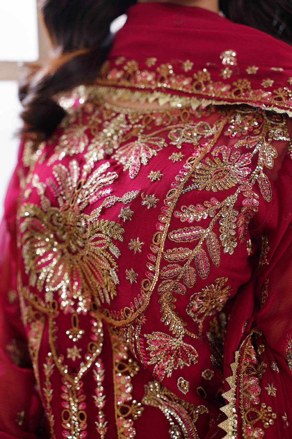 Aarzu Luxury Embroidered Vol-03 Unstitched 3Pcs - Jotey