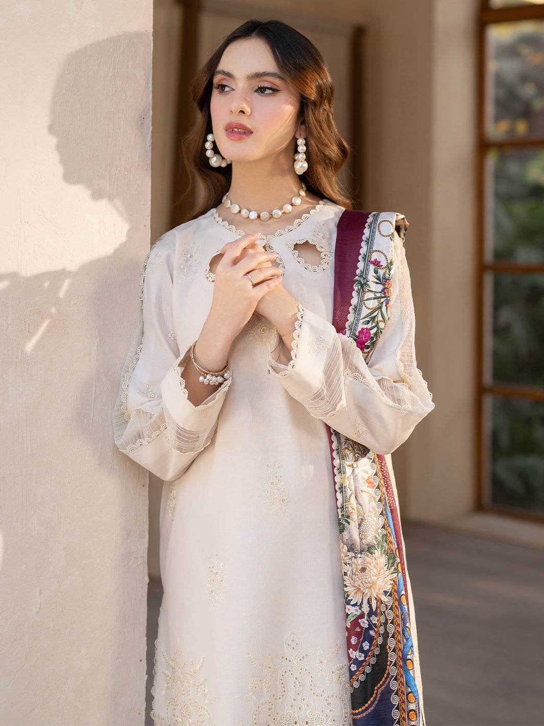 Stella By Mahnur Embroidered Lawn Unstitched 3pcs - Jotey