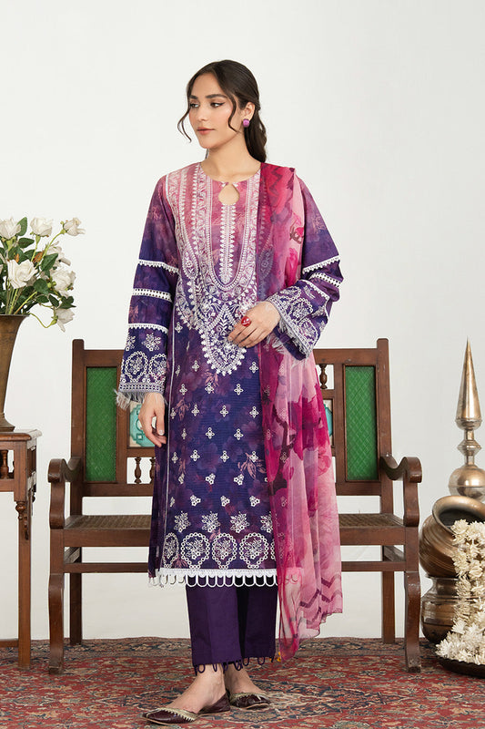 Sundas By Johra Embroidered Printed Lawn Unstitched 3Pcs