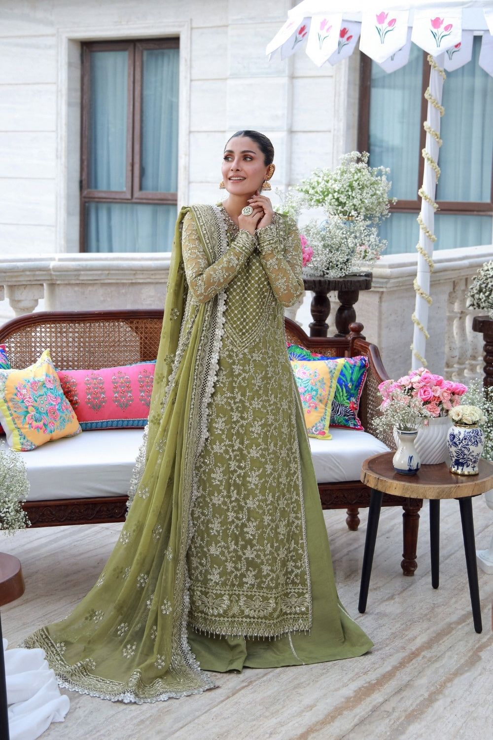Gulmina Embroidered Chiffon Unstitched 4 Piece