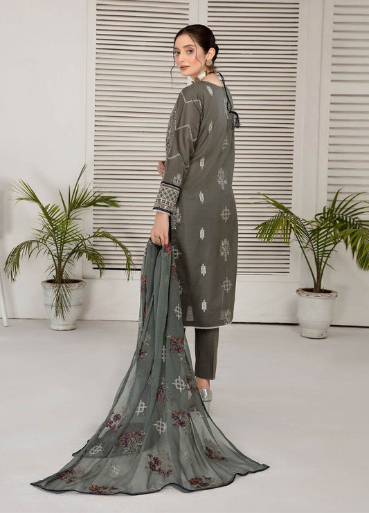 Sherine By Anaya Hoor Embroidered Lawn Unstitched 3pcs - Jotey