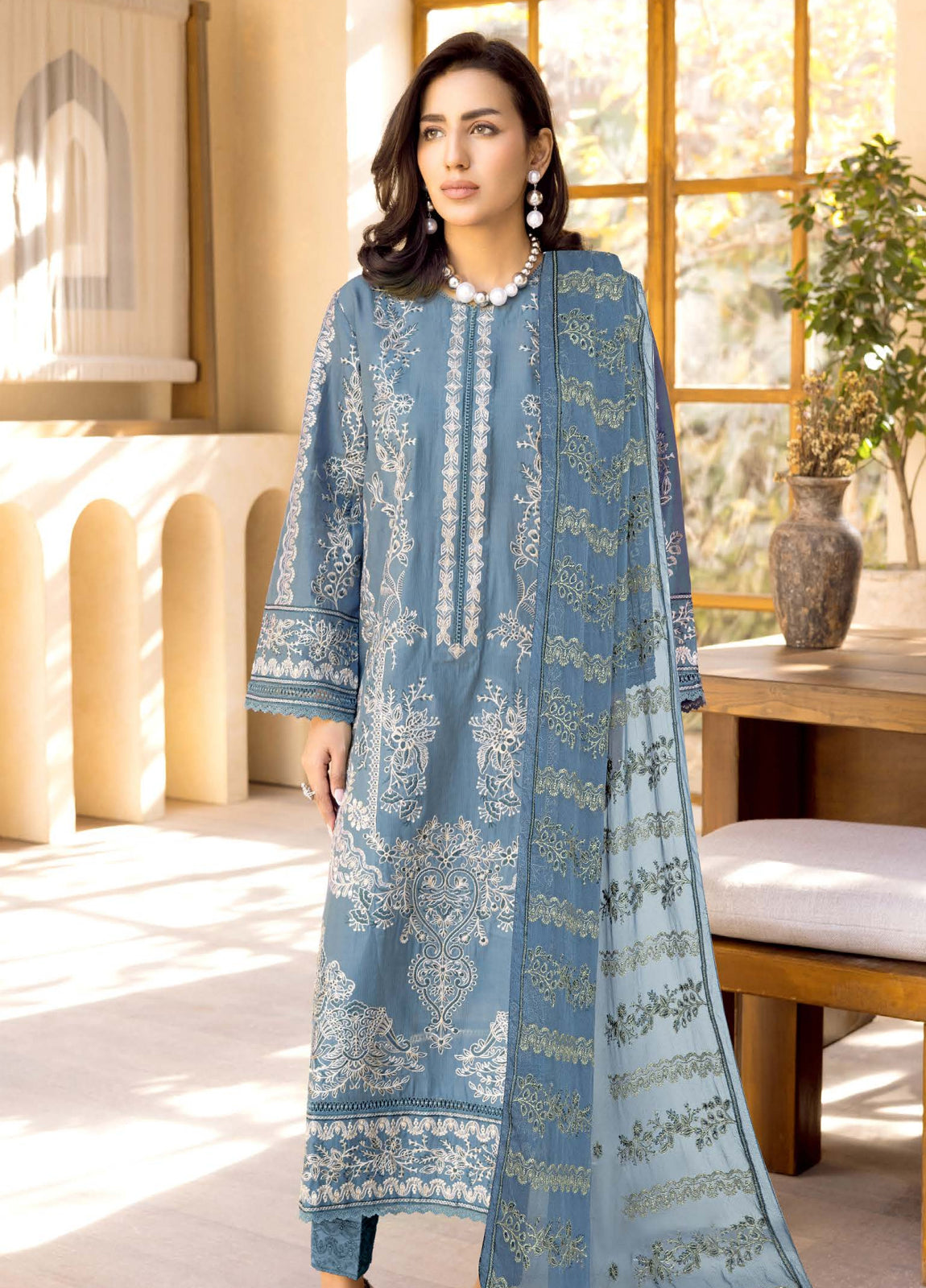 Maheer by Johra Embroidered Lawn Unstitched 3Pcs