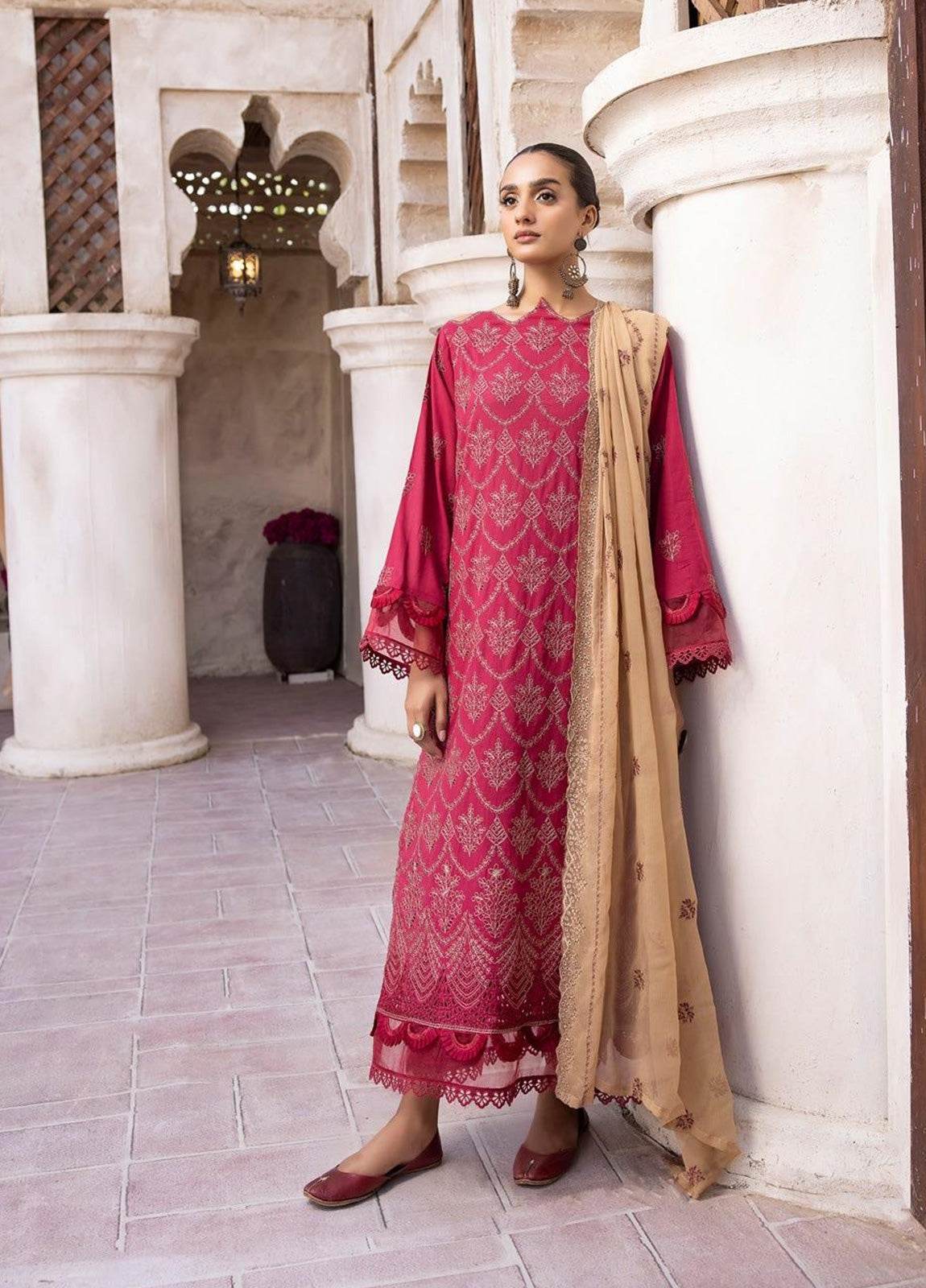 KHOOBSURAT Aventus Swiss Unstitched 3pcs - Jotey