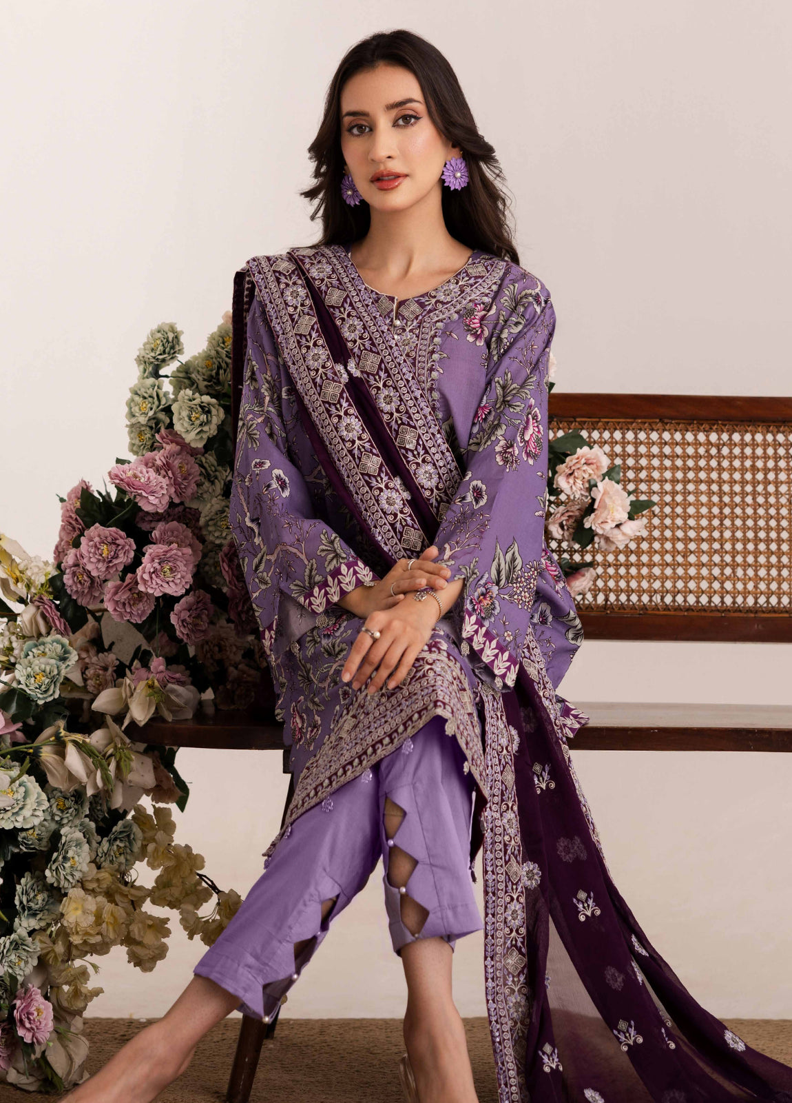Aazina by Johra Embroidered Printed Lawn Unstitched 3Pcs