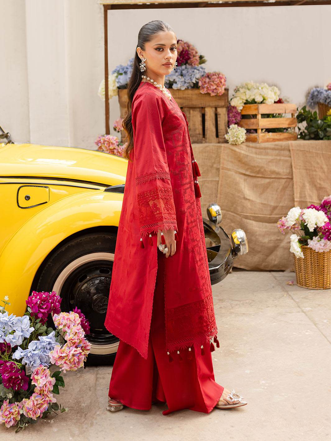 Twilight By Mahnur Embroidered Lawn Unstitched 3pcs - Jotey