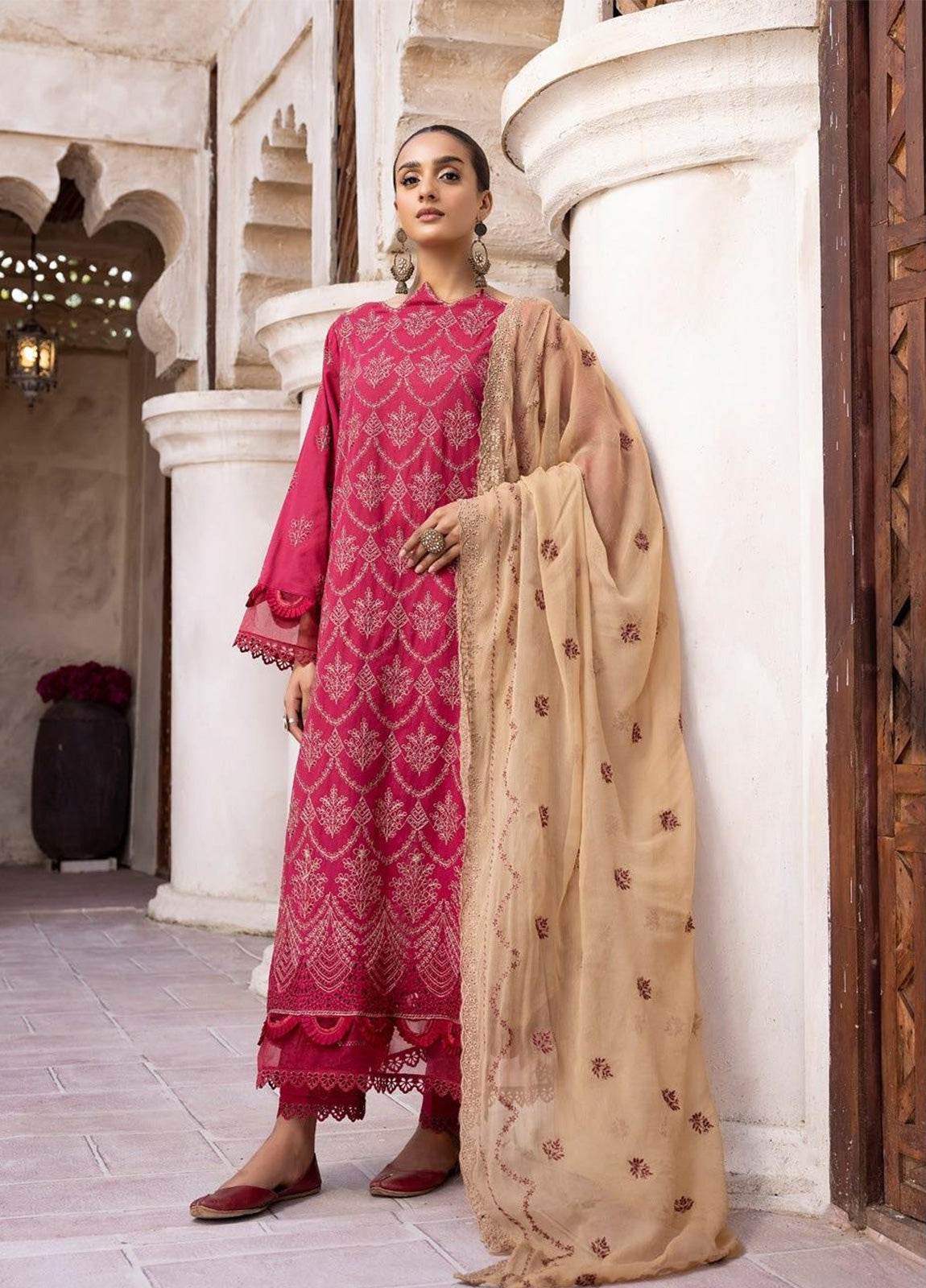 KHOOBSURAT Aventus Swiss Unstitched 3pcs - Jotey