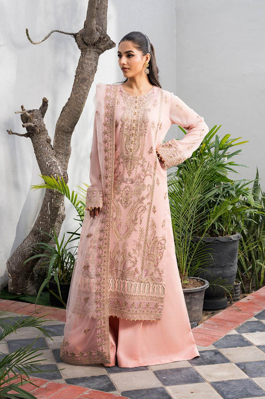 Tarz by Freesia Embroirdered Chiffon Unstitched 3 Piece - Jotey