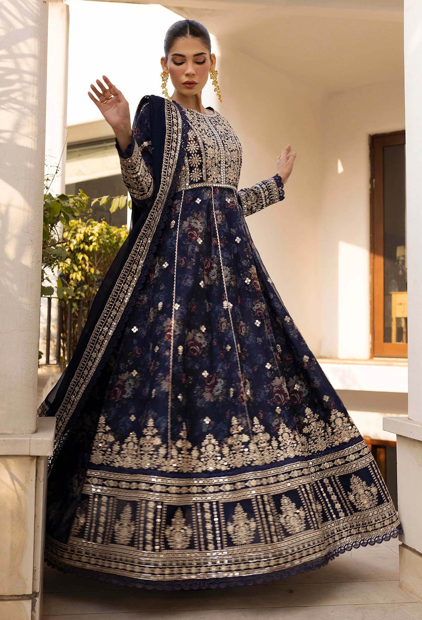 Adans Libas Summer's Dream Embroidered Lawn Unstitched 3 Piece - Jotey