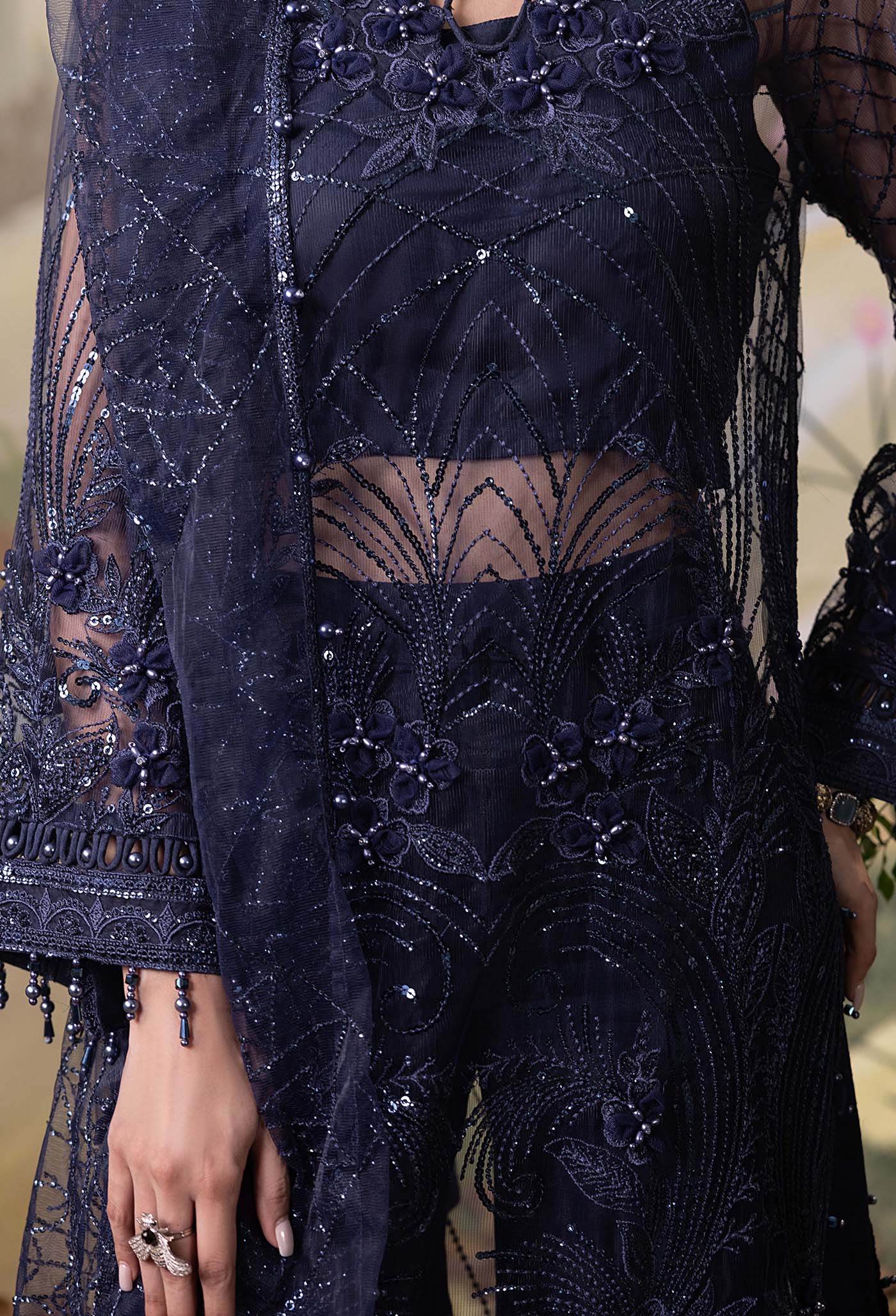 Adan's Libas Elysion Embroidered Festive Unstitched 3pcs - Jotey