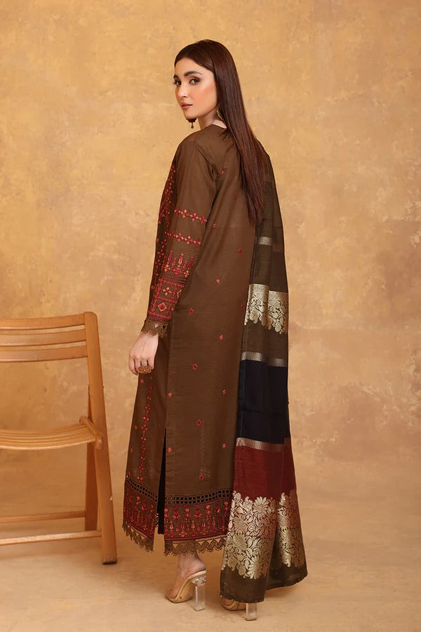 Adeeva by Johra Embroidered Jacquard Lawn Unstitched 3Pcs