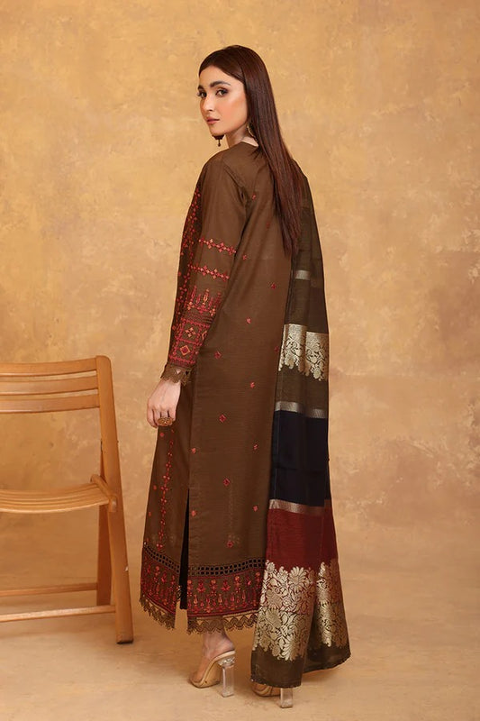 Adeeva by Johra Embroidered Jacquard Lawn Unstitched 3Pcs