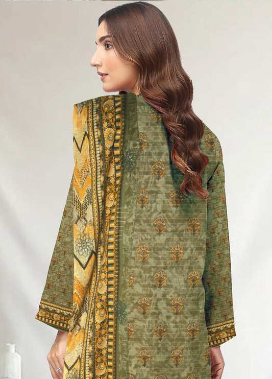 Zeba Summer'02 Embroidered Printed Lawn Unstitched 3pcs