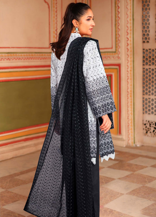 Aasir by Johra Chikankari Lawn Unstitched 3Pcs