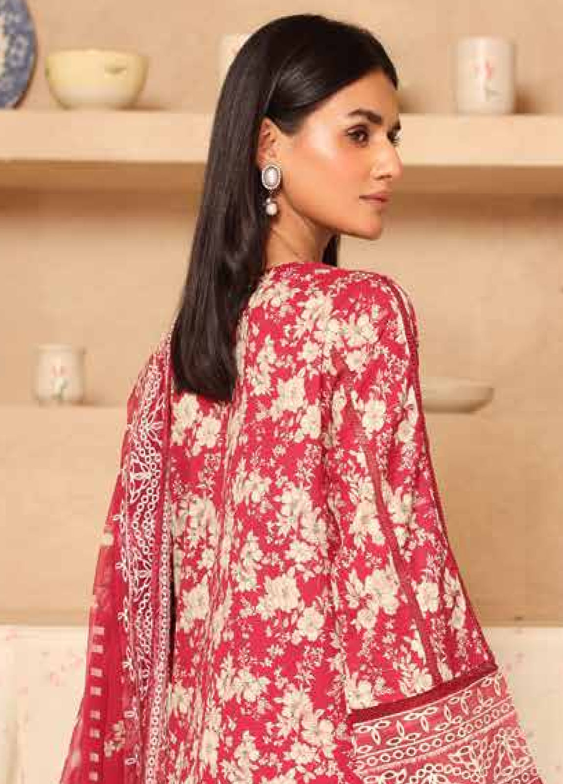 Aleeha by Johra Embroidered Chikankari + Printed Lawn Unstitched 3Pcs