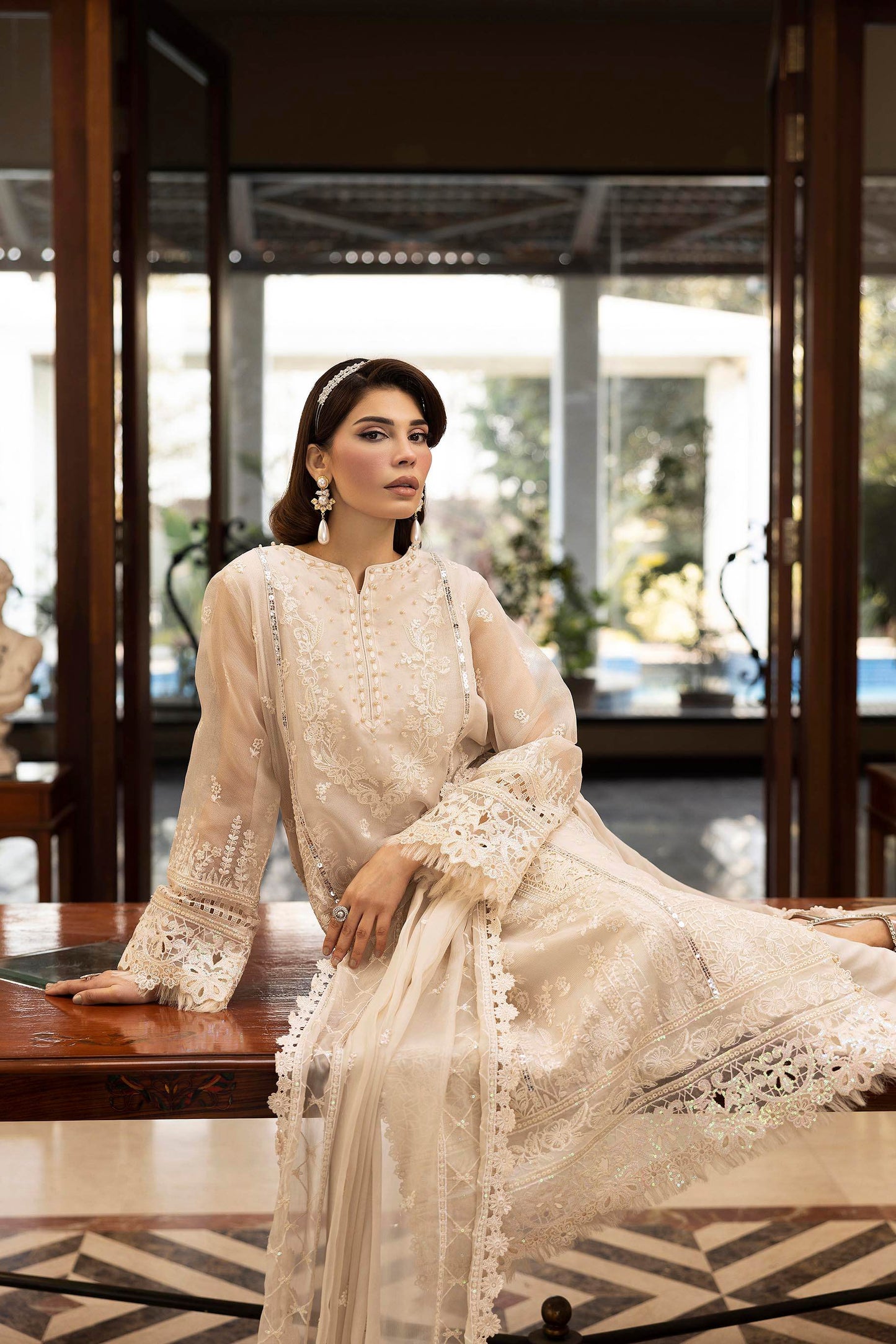 Adans Libas Summer's Dream Embroidered Lawn Unstitched 3 Piece - Jotey