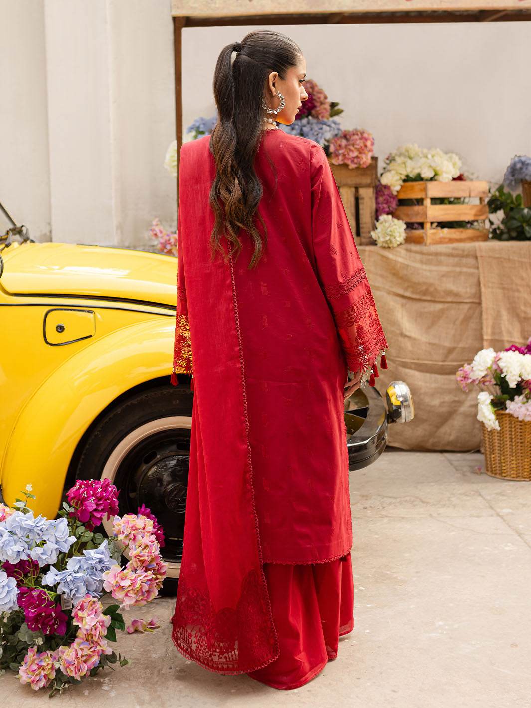 Twilight By Mahnur Embroidered Lawn Unstitched 3pcs - Jotey