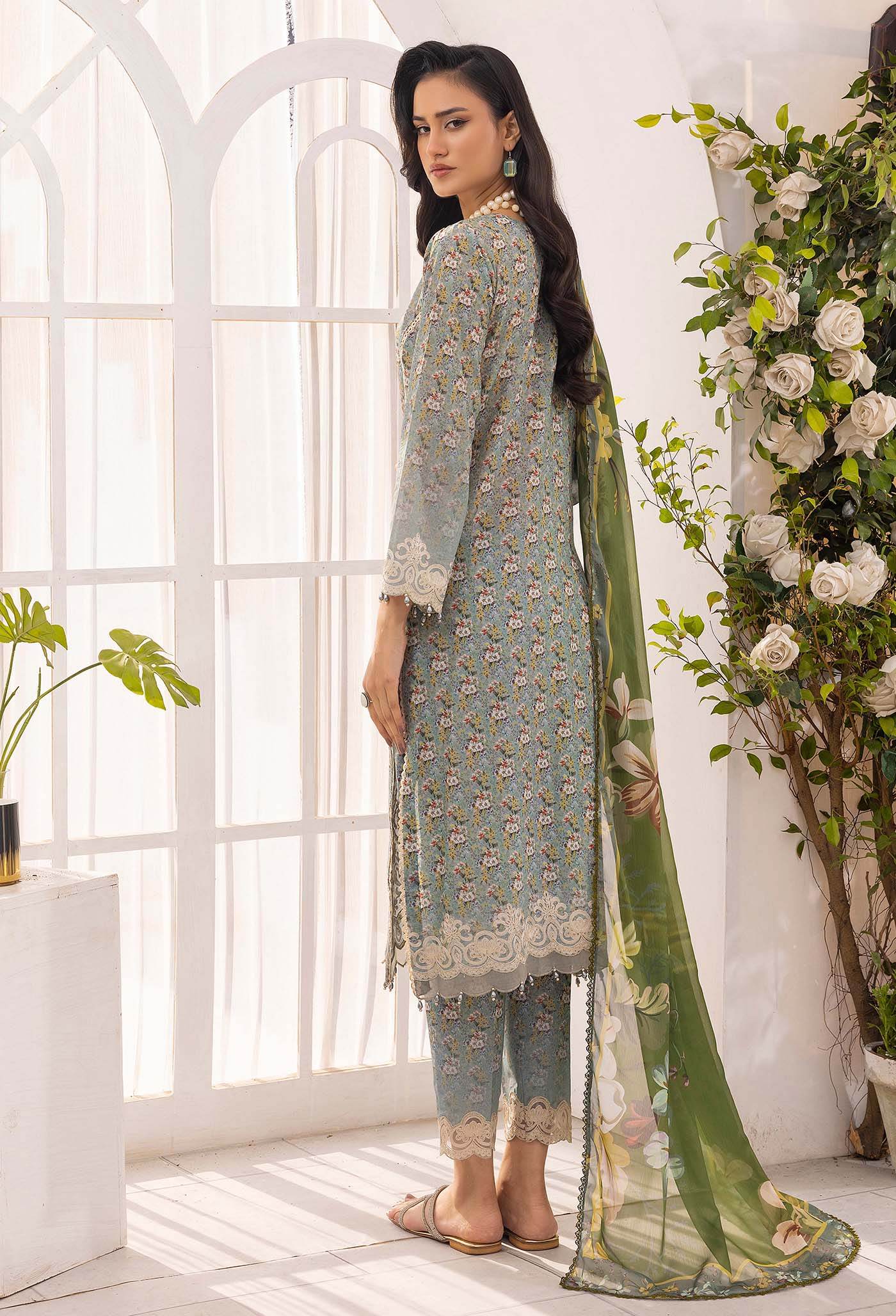 Solana By Adans Libas Printed Lawn Unstitched 3 Piece - Jotey