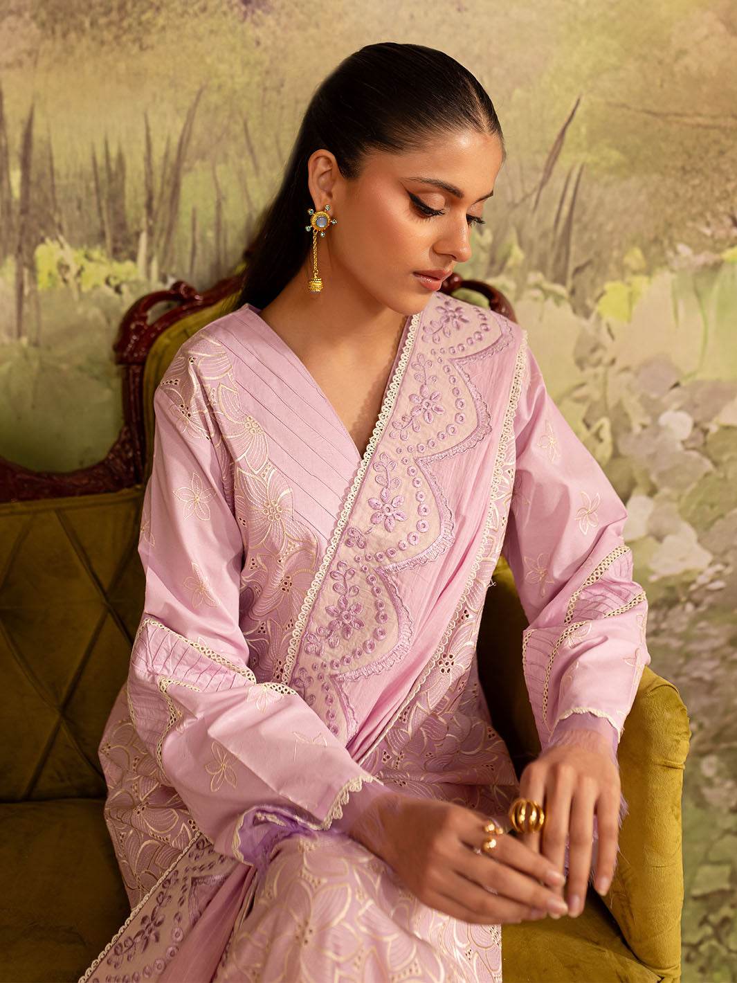 Twilight By Mahnur Embroidered Lawn Unstitched 3pcs - Jotey