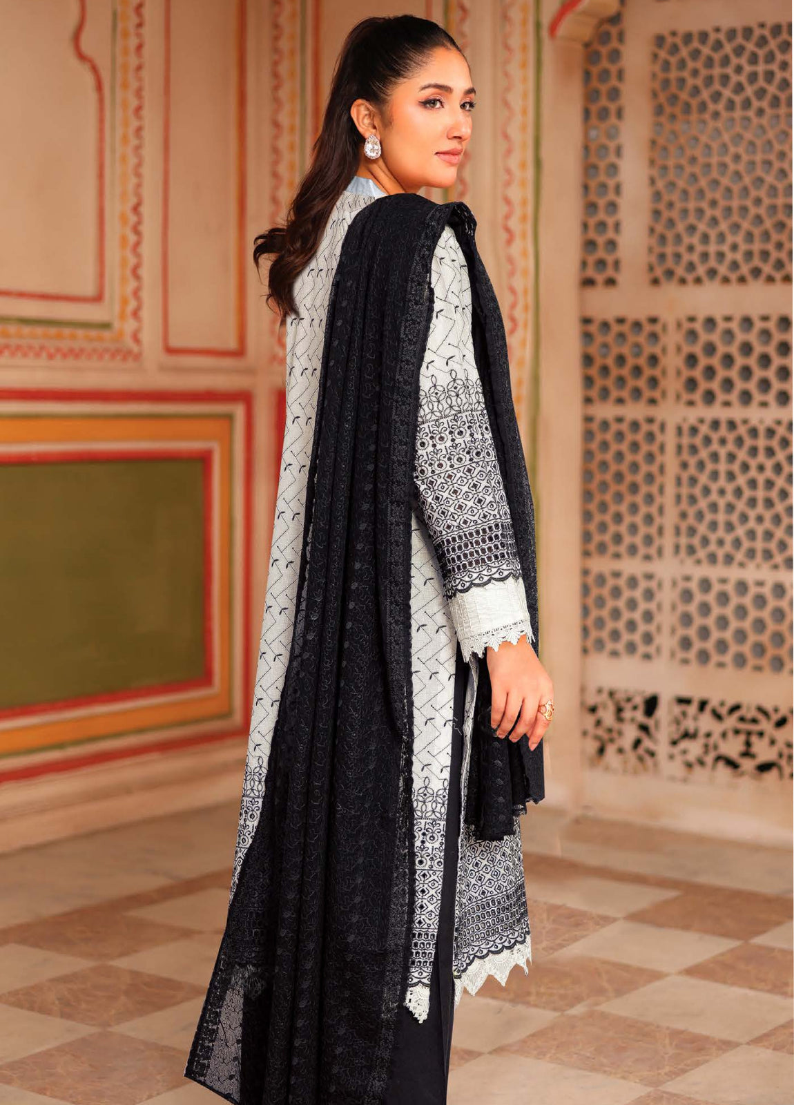 Aasir by Johra Chikankari Lawn Unstitched 3Pcs