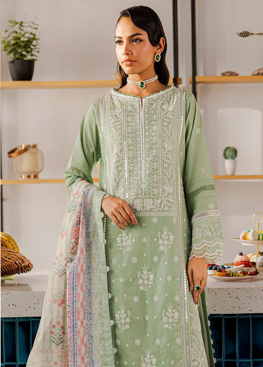 Zellbury Chikankari Embroidered Lawn Unstitched 3Pcs