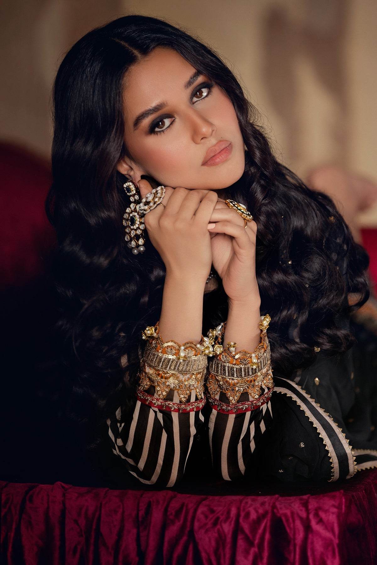 Vasal By Charizma Embroidered Luxury Chiffon Vol-03 Unstitched 3pcs - Jotey