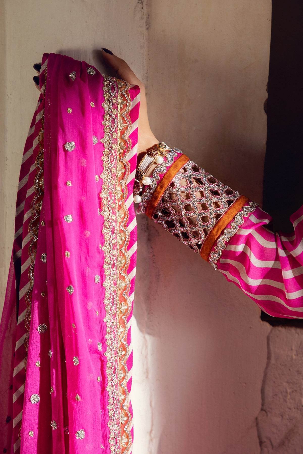 Vasal By Charizma Embroidered Luxury Chiffon Vol-03 Unstitched 3pcs - Jotey