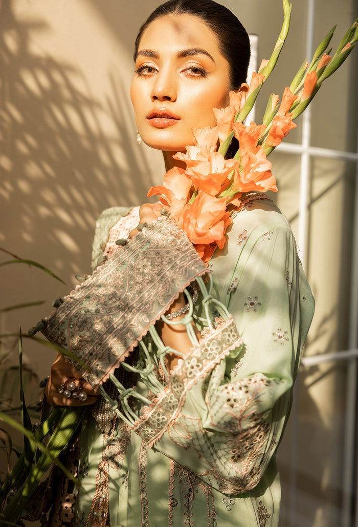 Adan Libas Suroor Unstitched Swiss Voil 3Pcs - Jotey