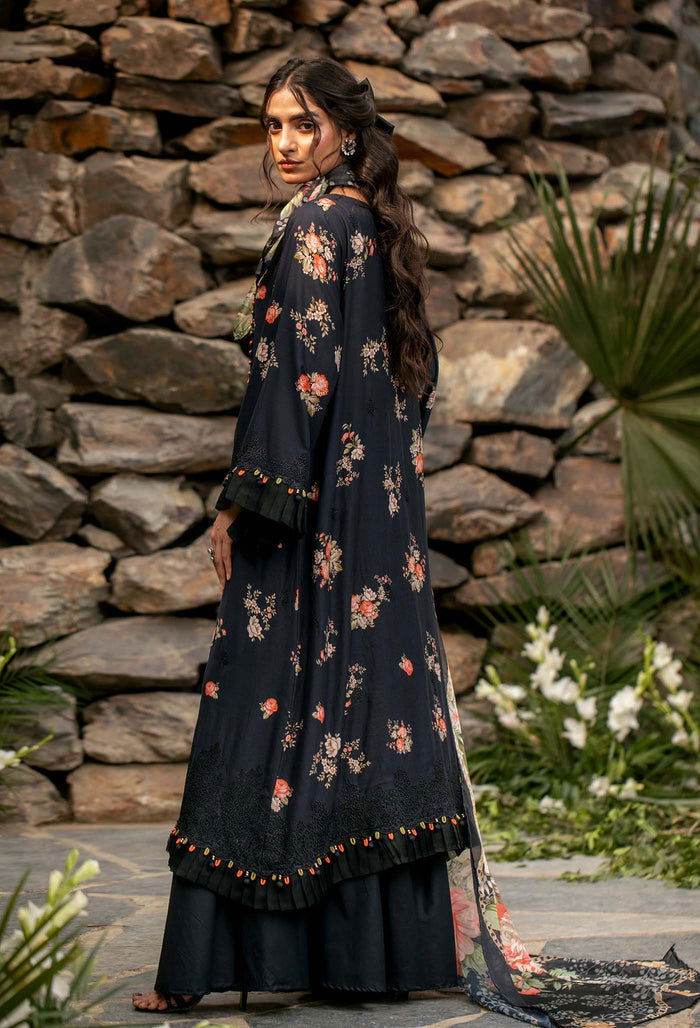Adan's Prints by Meerab Malik Embroidered Lawn 3pcs - Jotey