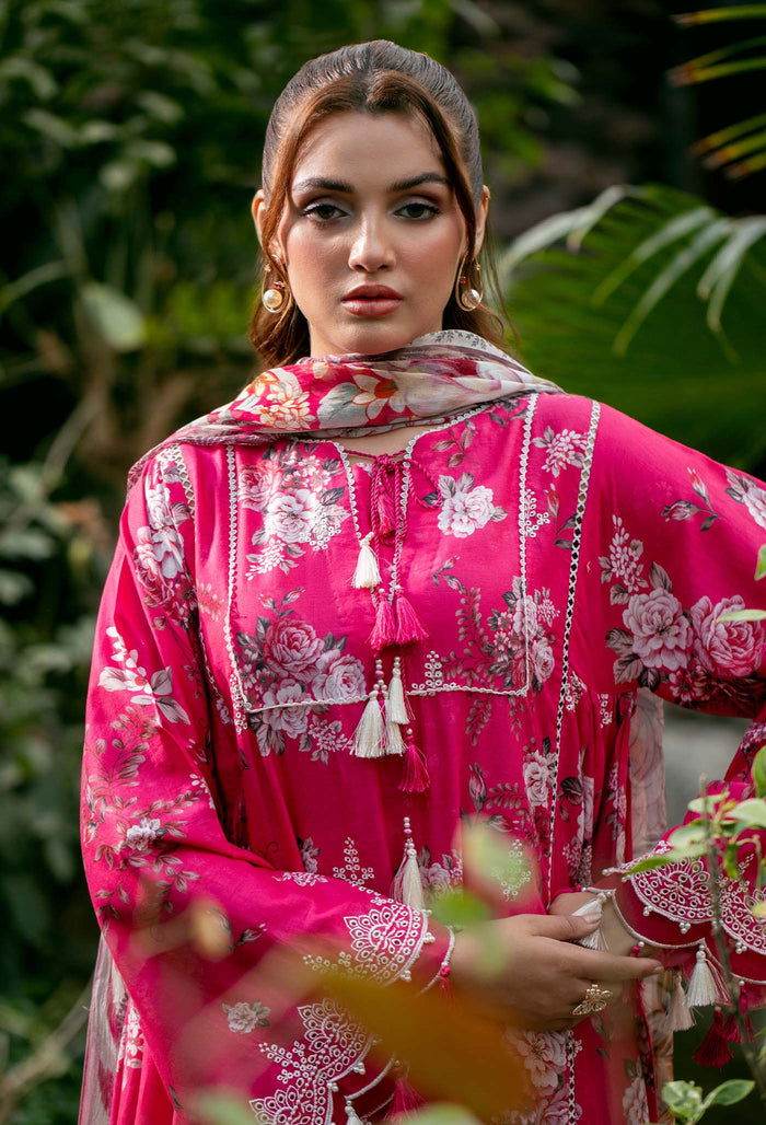 Adan's Prints by Meerab Malik Embroidered Lawn 3pcs - Jotey
