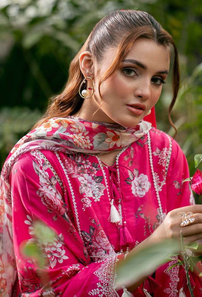 Adan's Prints by Meerab Malik Embroidered Lawn 3pcs - Jotey