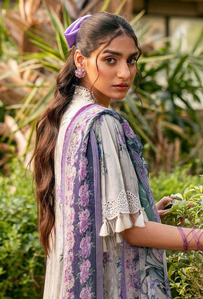 Adan's Prints by Meerab Malik Embroidered Lawn 3pcs - Jotey