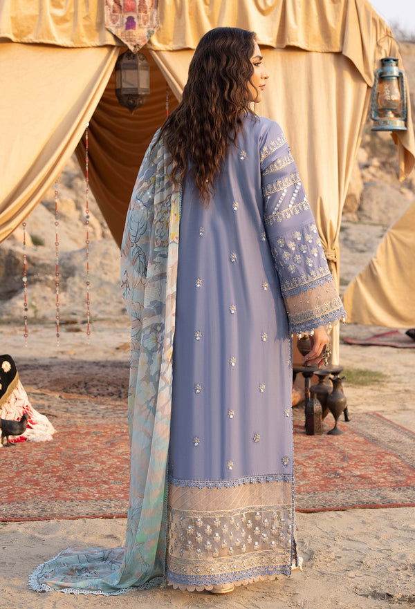 Adans Libas By Hafsa Zia Embroidered Lawn 3pcs - Jotey