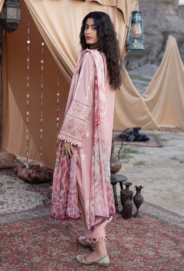 Adans Libas By Hafsa Zia Embroidered Lawn 3pcs - Jotey