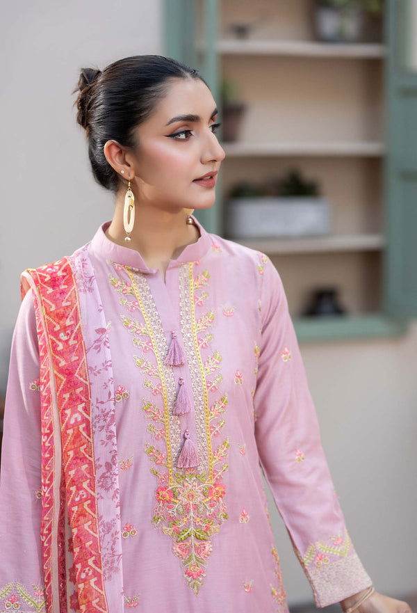 Adans Libas By Zia Embroidered Lawn 3pcs - Jotey