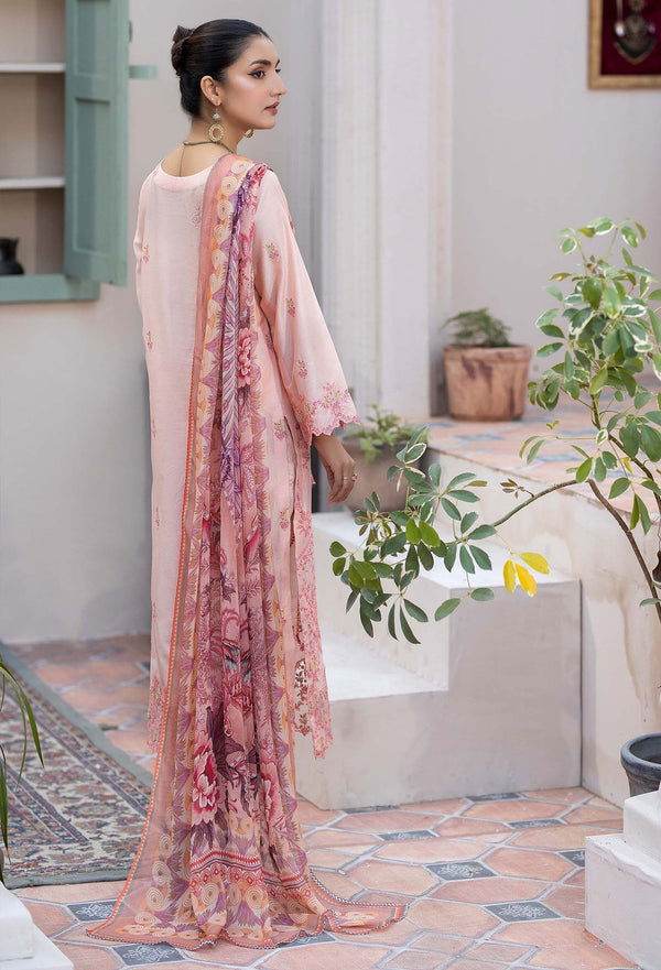 Adans Libas By Zia Embroidered Lawn 3pcs - Jotey