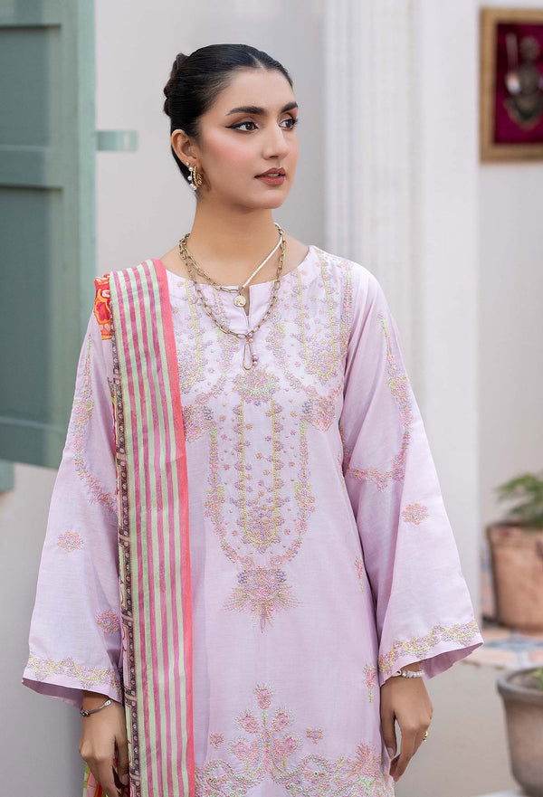 Adans Libas By Zia Embroidered Lawn 3pcs - Jotey