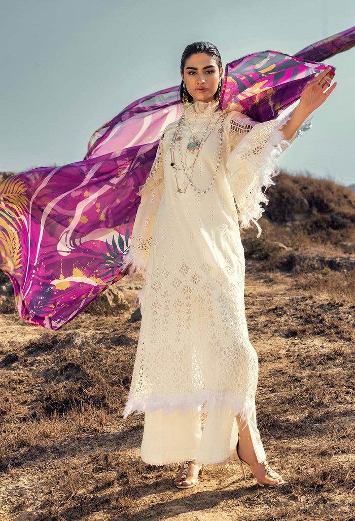 Adans Libas Lawn Eid Edit 24 Embroidered Unstitched 3pcs - Jotey