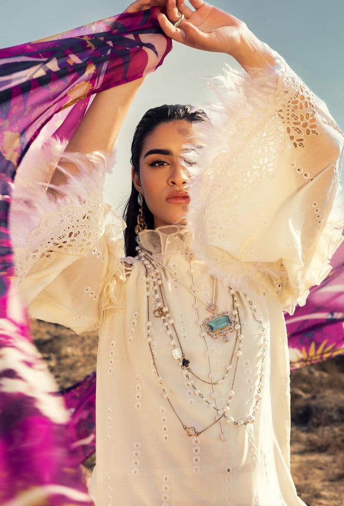 Adans Libas Lawn Eid Edit 24 Embroidered Unstitched 3pcs - Jotey