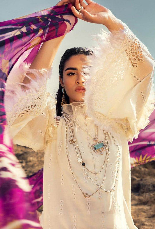 Adans Libas Lawn Eid Edit 24 Embroidered Unstitched 3pcs - Jotey